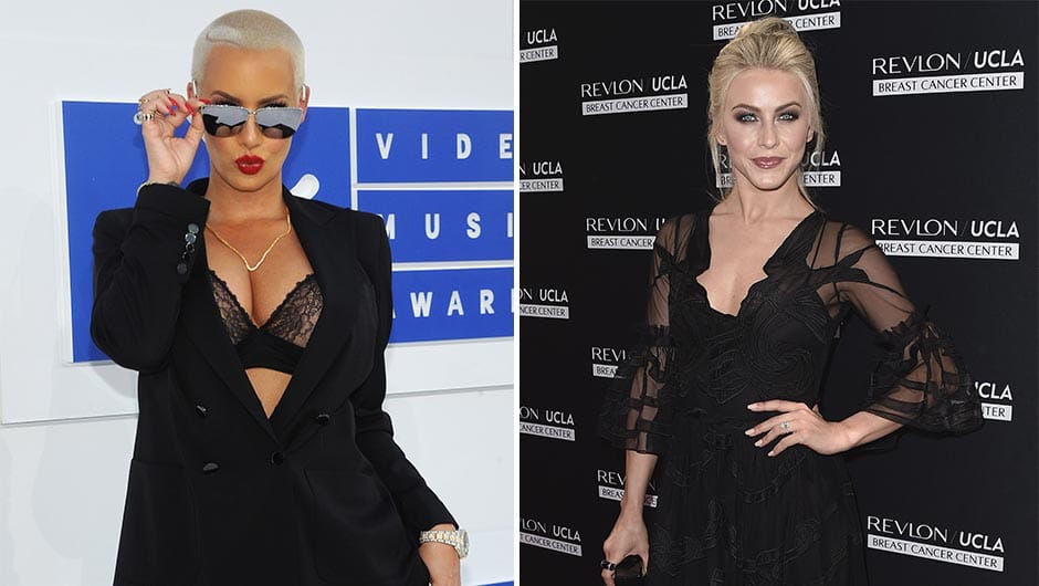 Amber Rose and Julianne Hough Hash Out Feud