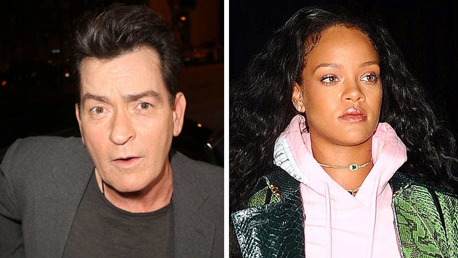 Charlie Sheen Talks Rihanna Feud