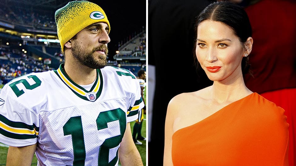 aaron rodgers olivia munn
