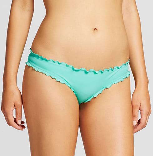 Wave Ruffle Cheeky Bikini Bottom