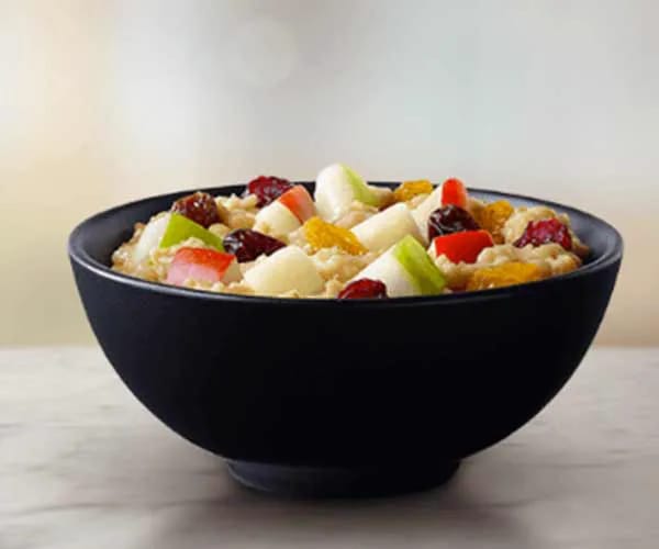 Fruit And Maple Oatmeal mcdonald's oatmeal
