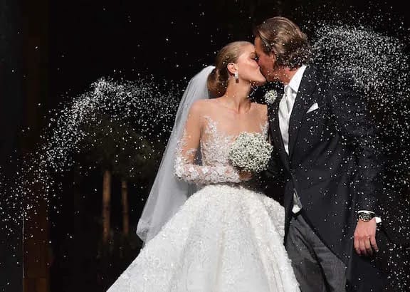 swarovski wedding dress