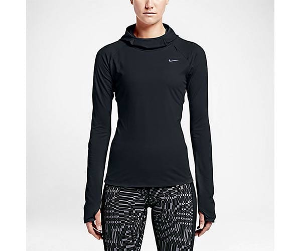 nike dry element women's long sleeve running top