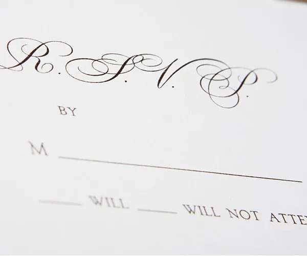 wedding guest list