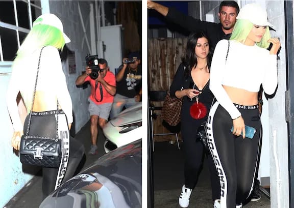 Kylie Jenner kylie jenner see-thru leggings