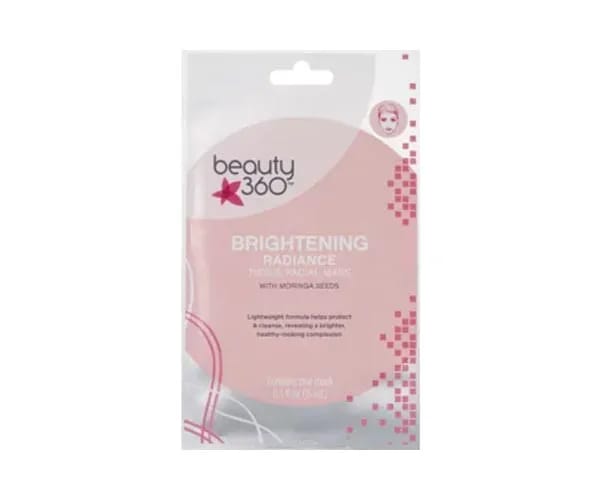 Beauty 360 Brightening Radiance Tissue Facial Mask Beauty 360 Brightening Radiance Tissue Facial Mask
