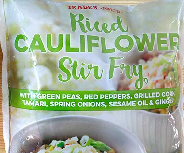 Trader Joe's Riced Cauliflower Stir Fry trader joe's stir fry