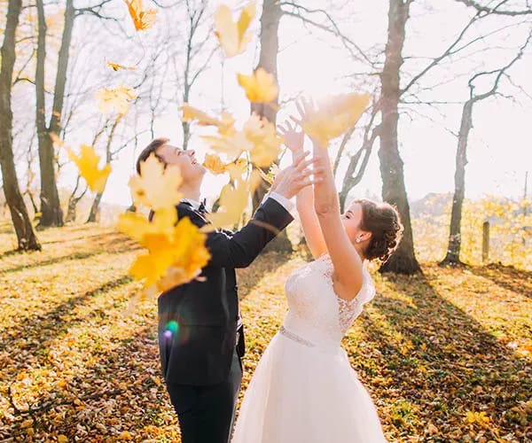 7. Have Fun With It fall wedding