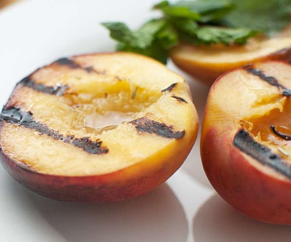 grilled peaches