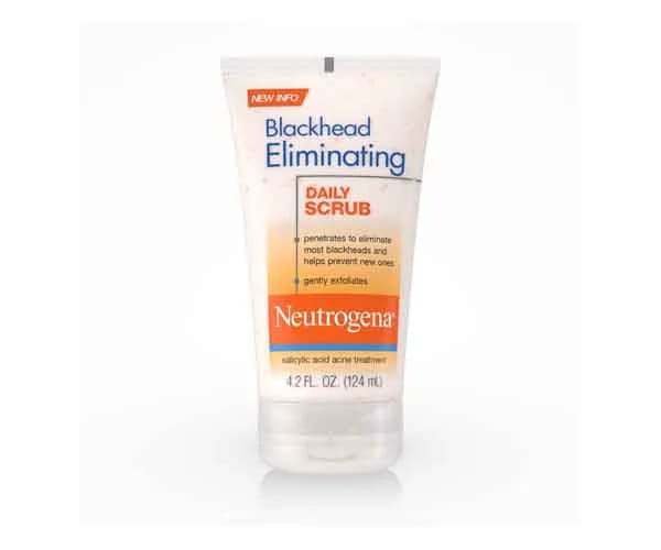 Neutrogena Blackhead Eliminating Daily Face Scrub neutrogena skincare product for blackheads