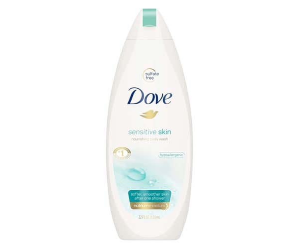 dove sensitive body wash