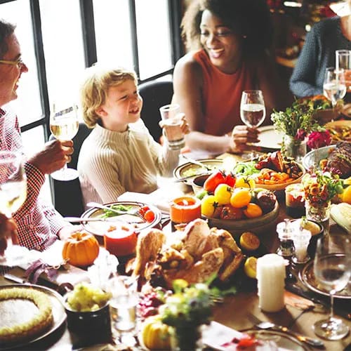 <h3>8. Forgetting About The Other's Family</h3> Family at holiday