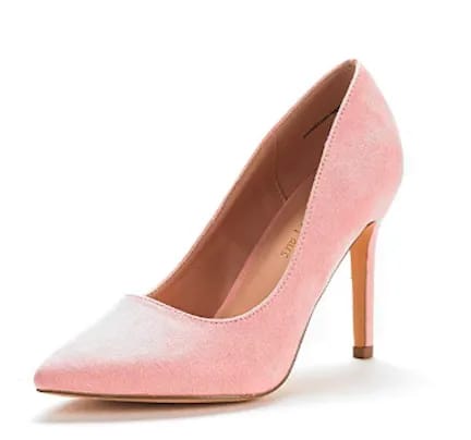 <h3>5. Pink High-Heeled Pumps</h3> kylie jenner halloween costume