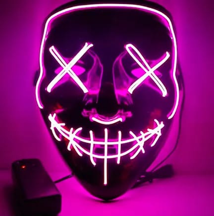 anroll led light-up purge mask