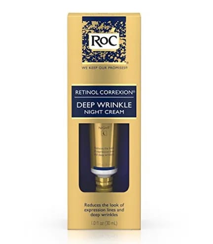 <h3>2. RoC Night Cream</h3> best drugstore night creams for aging skin