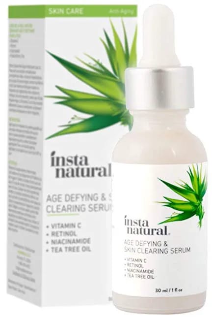 instanatural age defying and skin clearing serum
