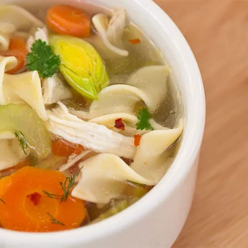 chicken noodle detox soup