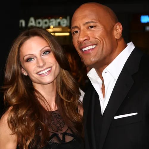 The Rock and Lauren Hashian