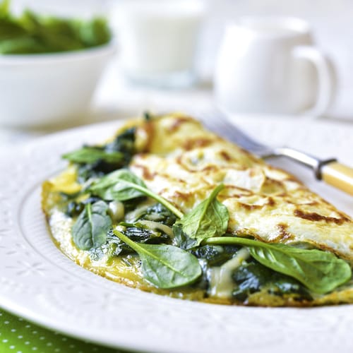 spinach omelette