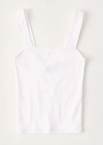 Strap Ribbed Tank