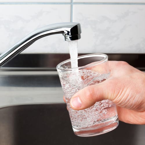 glass of water