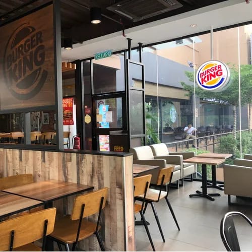 Burger King dining room