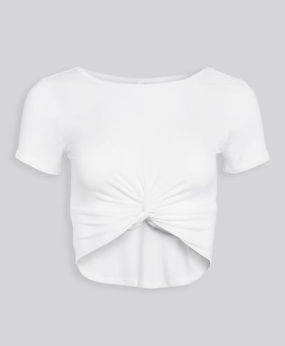 Reversible Cropped Tee