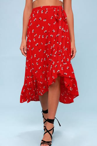 Midi Wrap Skirt