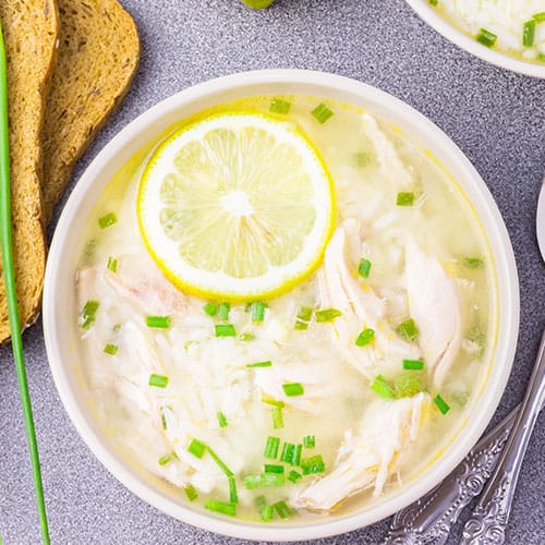 lemon chicken soup best low calorie anti-inflammatory slow cooker recipe