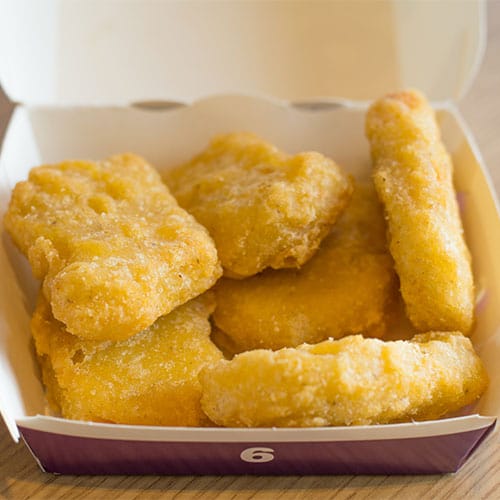 chicken nuggets worst unhealthy fast food order