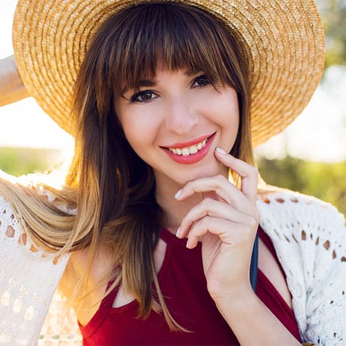 angled bangs best haircut style look younger