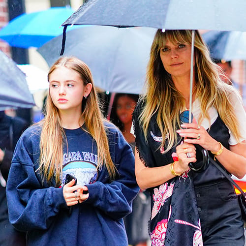 Heidi and Leni Klum