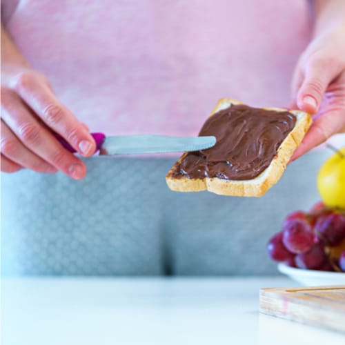 nutella on bread