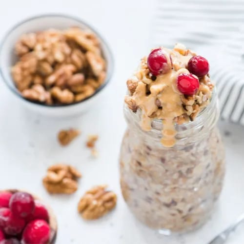 peanut butter overnight oats