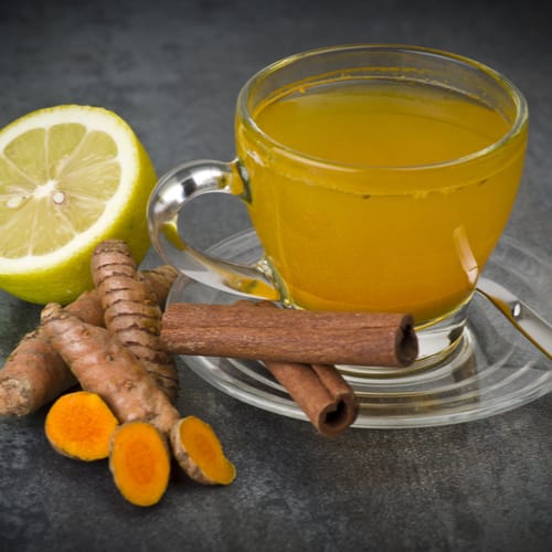 turmeric lemon tea