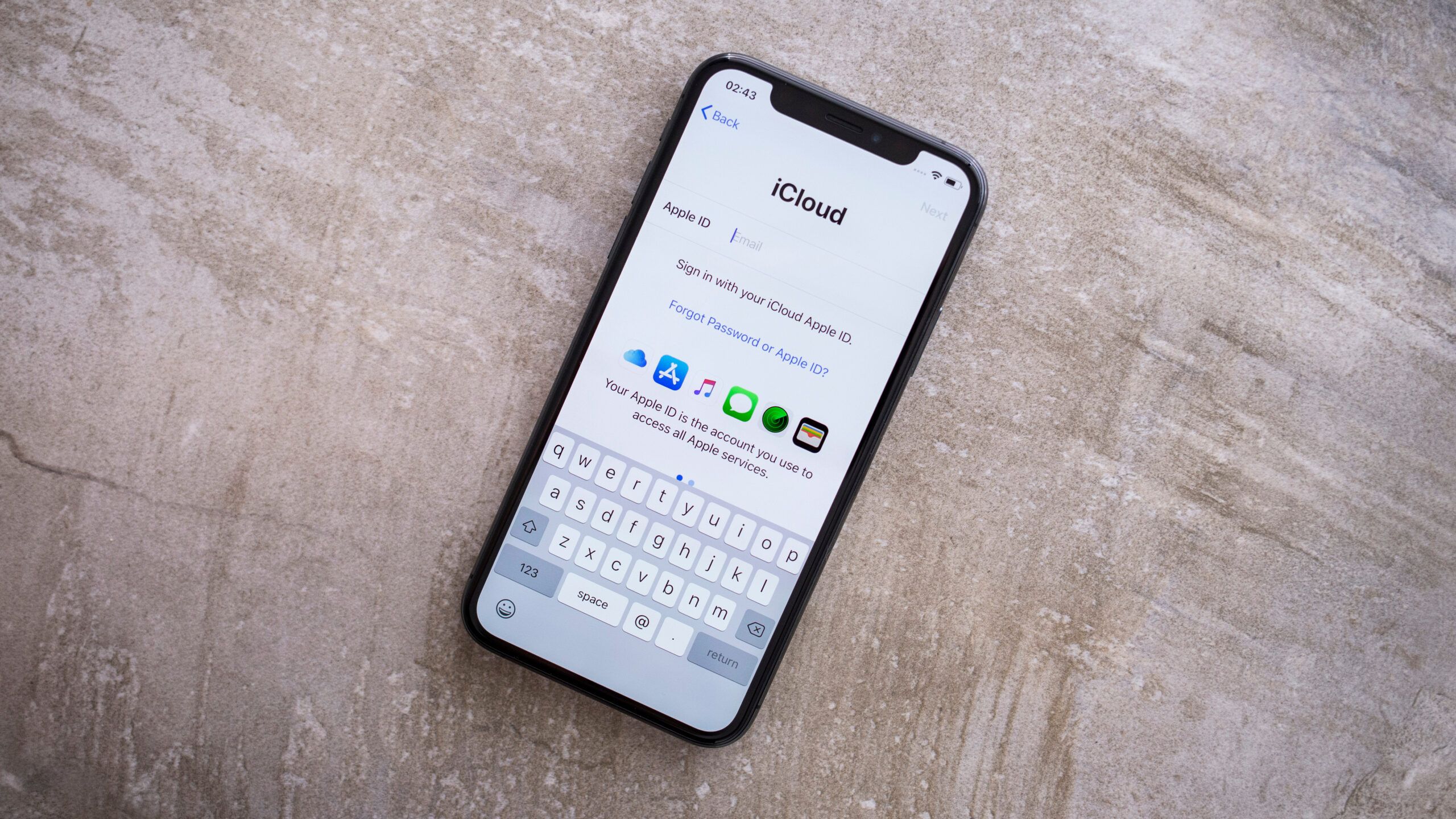 icloud setting