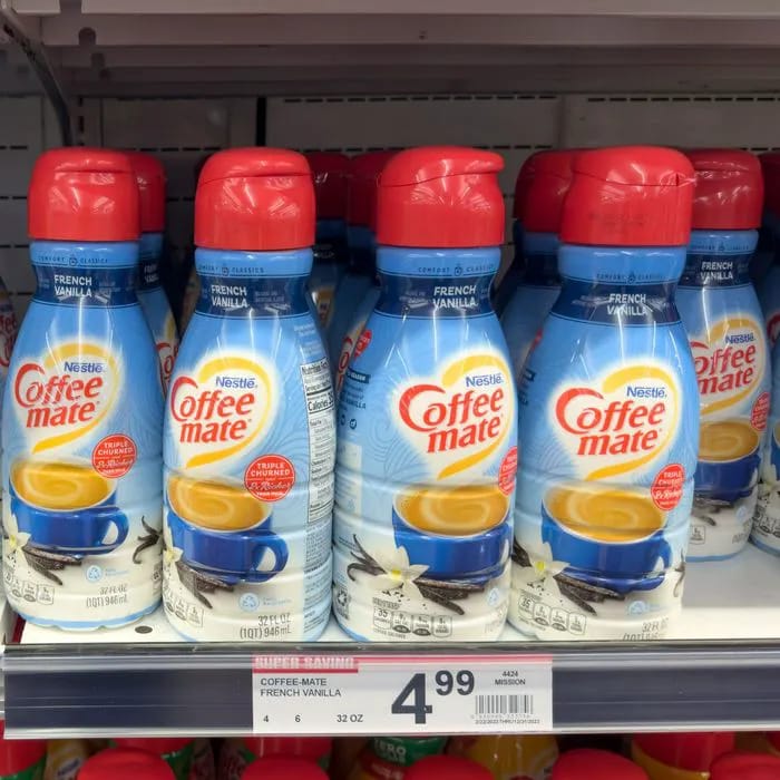 coffee mate creamer on store shelves