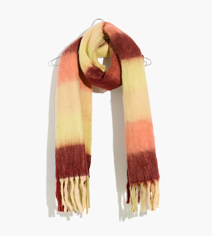 Madewell Brushed Pastel Plaid Scarf