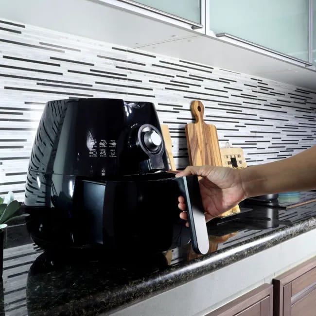 AirFryer on a counter.