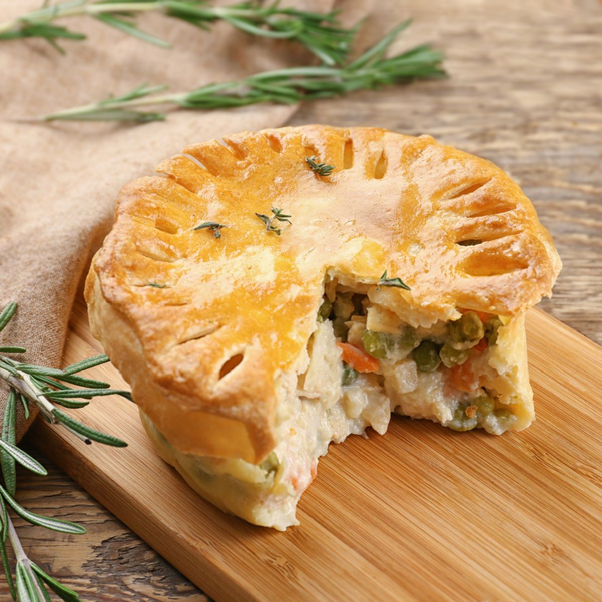 Chicken pot pie.