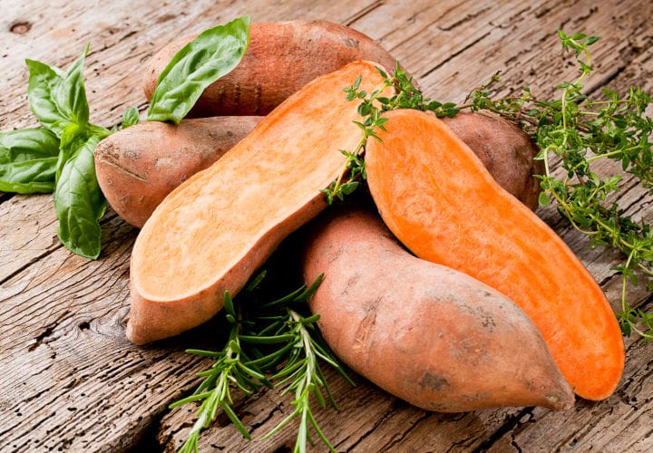 Sweet potatoes.