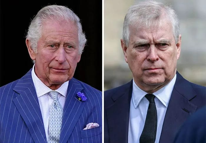 King Charles Prince Andrew