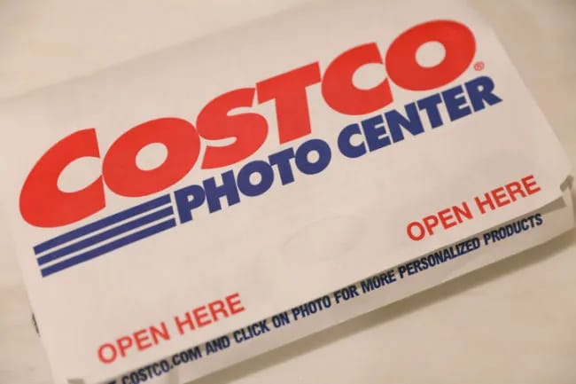 costco photo center sign