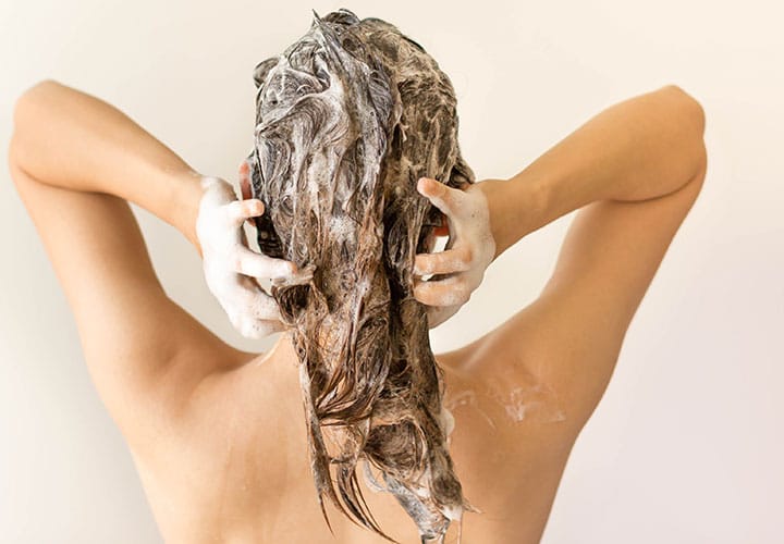 shampooing-hair