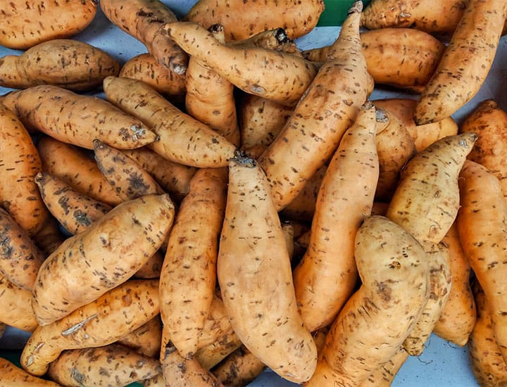 Sweet potatoes.