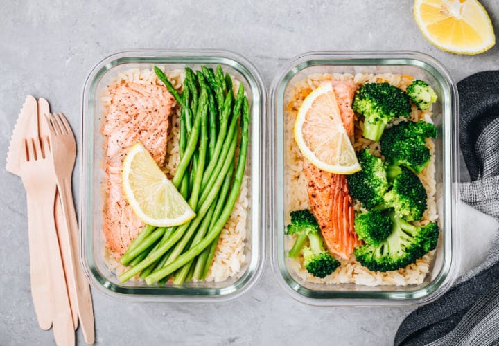 Meal prepping.
