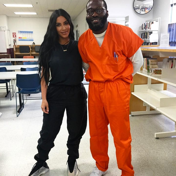 Kim Kardashian with Momulu Stewart