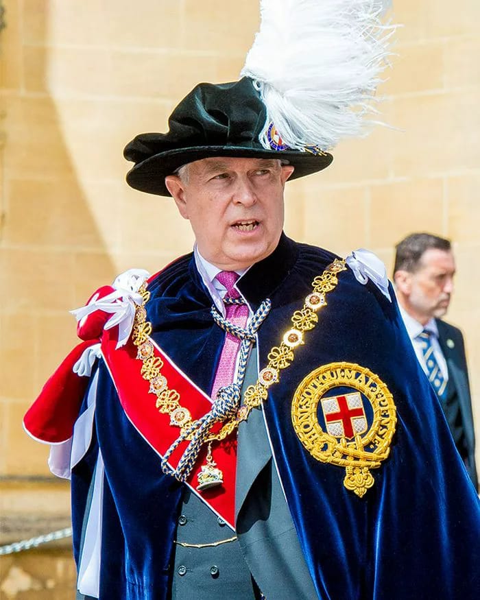 Prince Andrew Order of the Garter 2019