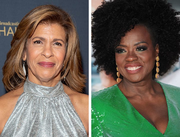 Hoda Kotb side-by-side image with Viola Davis