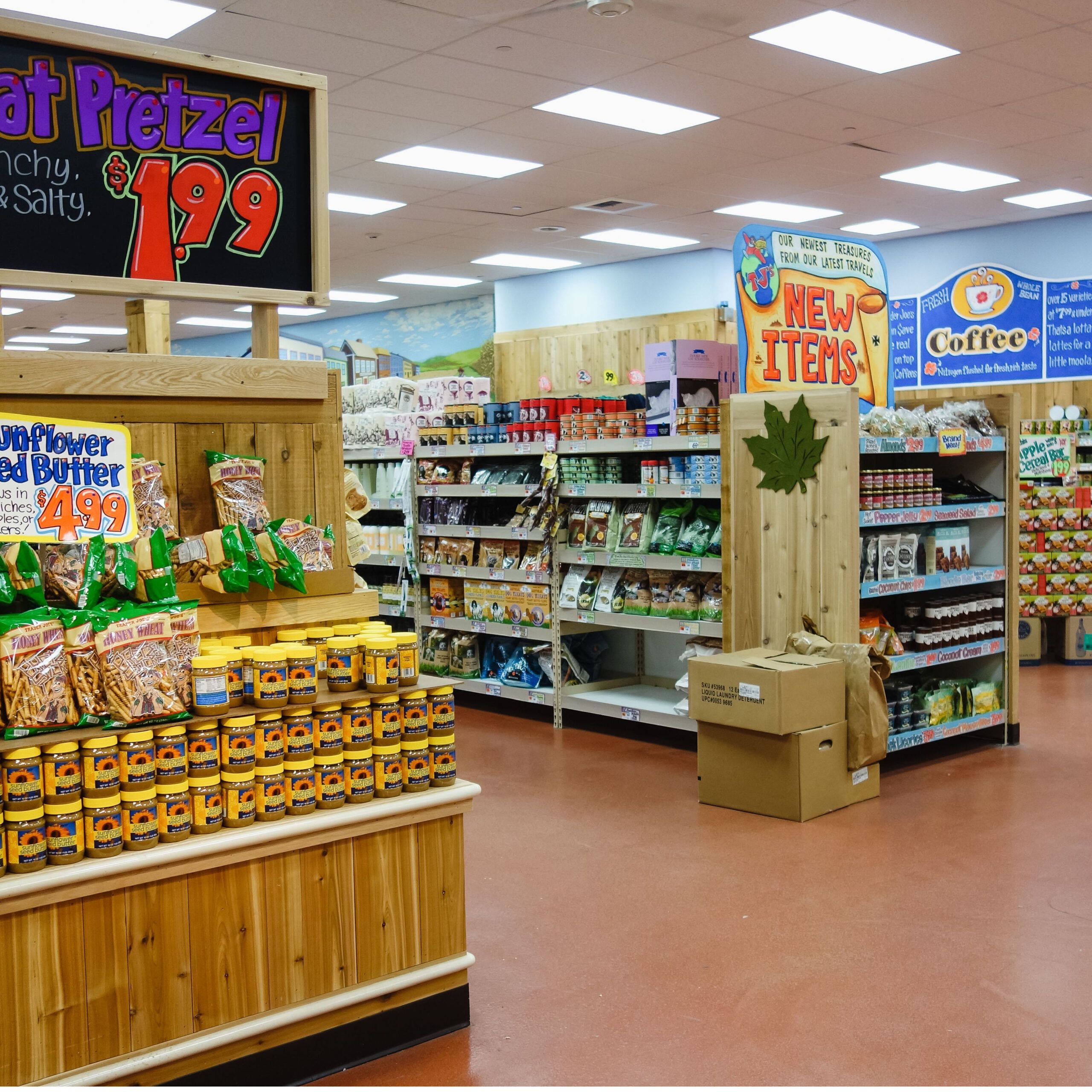 trader joe's store aisles